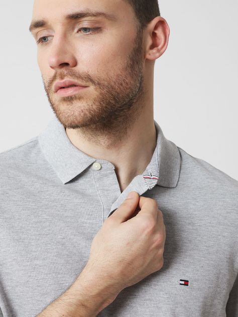 Polo Im 1985 Regular Fit Gris Tommy Hilfiger-3