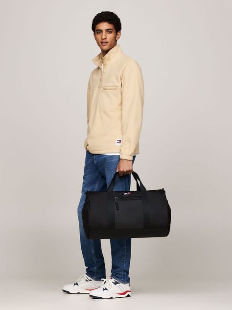 Bolso Duffle Freshman Negro Tommy Hilfiger-4