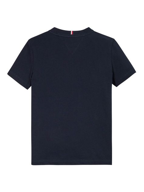 Polera De Niño Con Logo Monotipo Azul Tommy Hilfiger-1