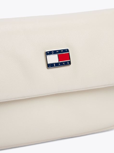 Bandolera Con Solapa Acolchada Beige Tommy Jeans-3