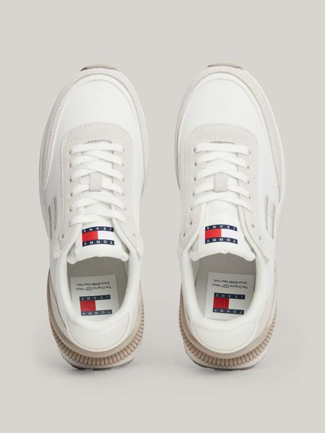 Zapatillas Running Suela Dentada Beige Tommy Hilfiger-2