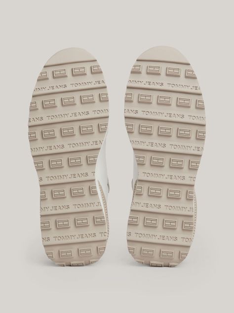 Zapatillas Running Suela Dentada Beige Tommy Hilfiger-3