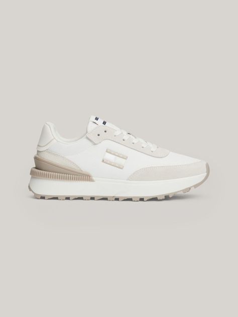 Zapatillas Running Suela Dentada Beige Tommy Hilfiger-4