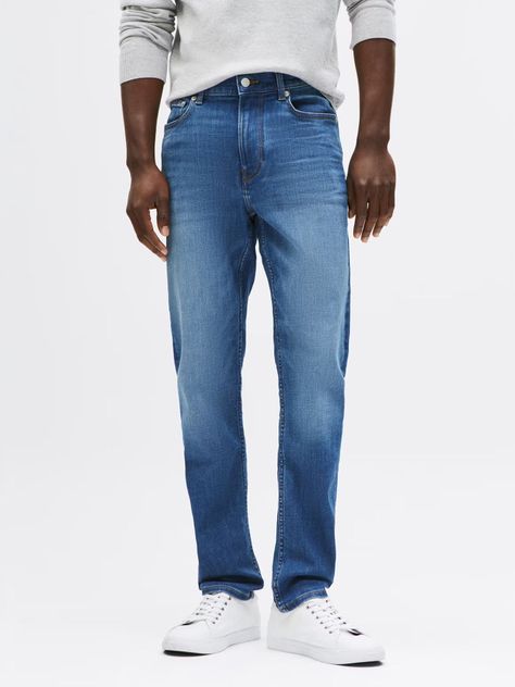 Jeans Bleecker Slim Fit Con Logo Azul Tommy Hilfiger-1
