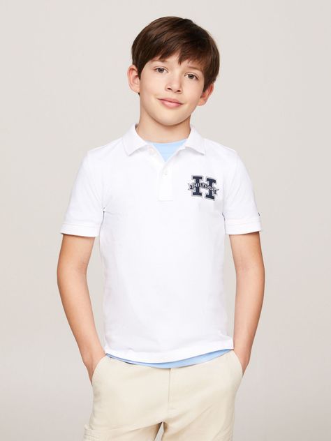 Polo De Corte Regular Con Logo Blanco Tommy Hilfiger-0