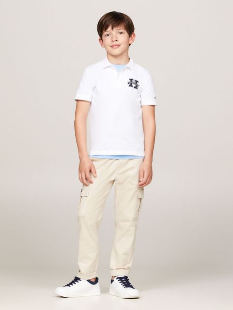 Polo De Corte Regular Con Logo Blanco Tommy Hilfiger-1
