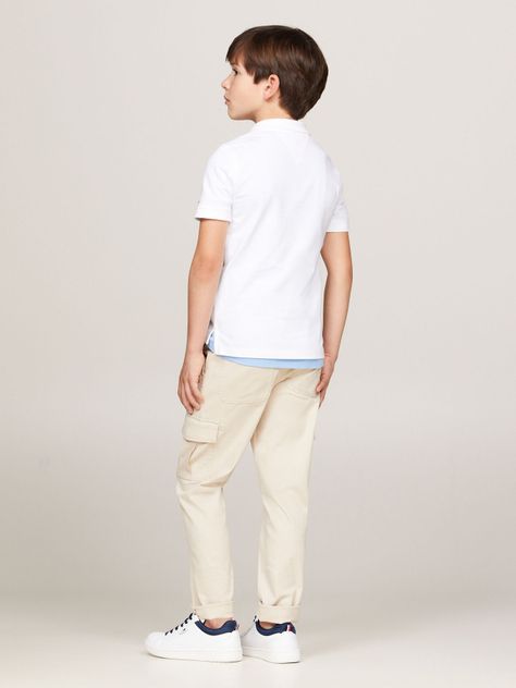 Polo De Corte Regular Con Logo Blanco Tommy Hilfiger-2