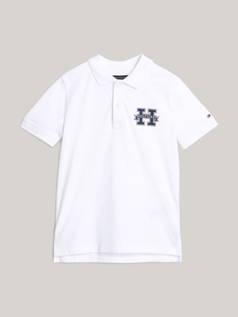 Polo De Corte Regular Con Logo Blanco Tommy Hilfiger-4