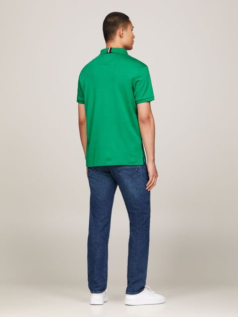 Polo Interlock Monogram Verde Tommy Hilfiger-2