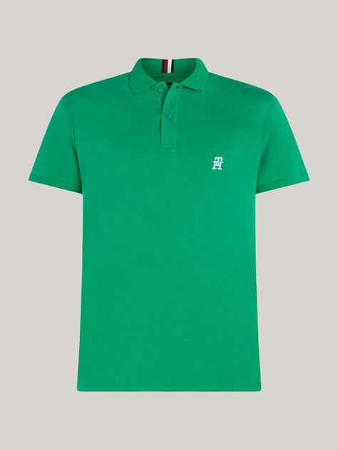 Polo Interlock Monogram Verde Tommy Hilfiger-4