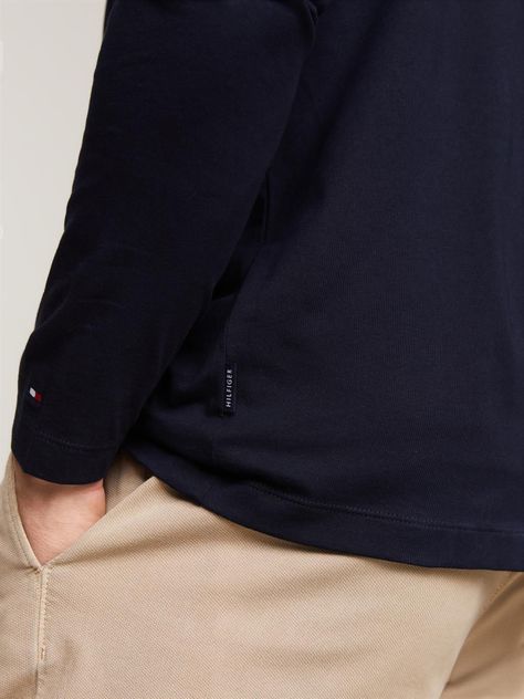 Polera Logo Chest 1985 Azul Tommy Hilfiger-3