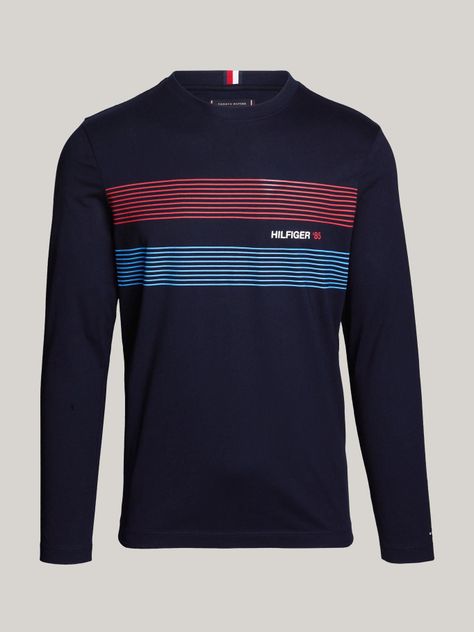 Polera Logo Chest 1985 Azul Tommy Hilfiger-4