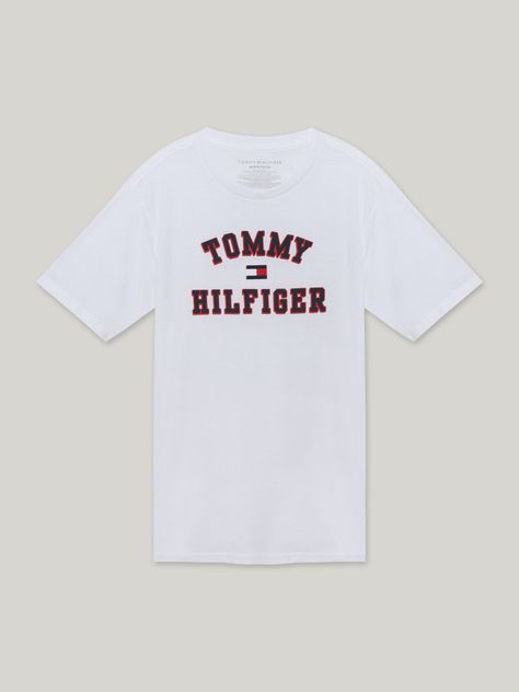 Polera De Niño Varsity Con Logo Blanco Tommy Hilfiger-0