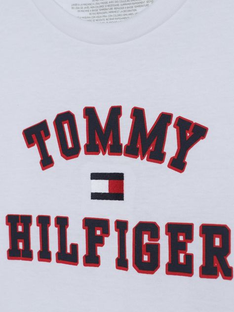 Polera De Niño Varsity Con Logo Blanco Tommy Hilfiger-2