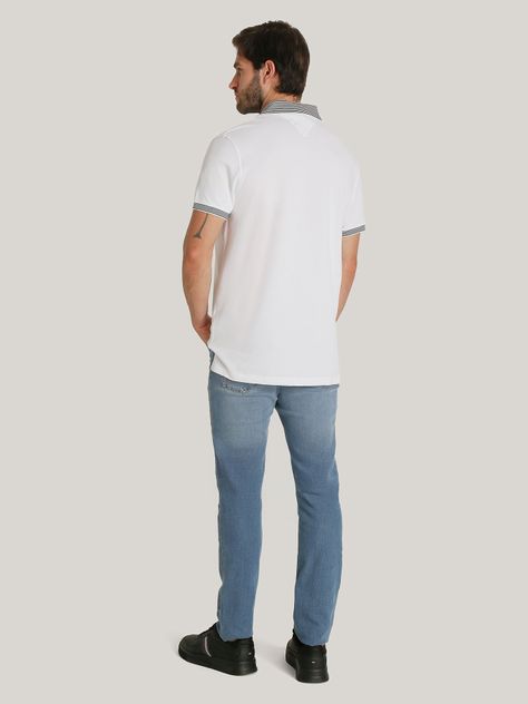 Polo Con Rayas Regular Fit Blanco Tommy Hilfiger-2