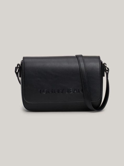 Bandolera Essential Con Solapa Negro Tommy Hilfiger-0