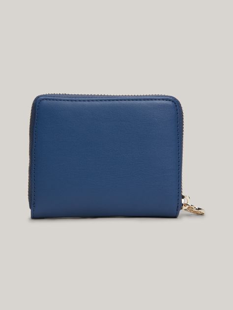Billetera Diseño Jacquard Cierre Azul Tommy Hilfiger-1