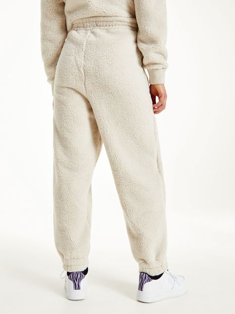Jogger Amplios De Polar Beige Tommy Jeans F2-1