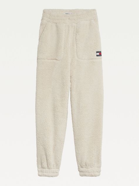Jogger Amplios De Polar Beige Tommy Jeans F2-3