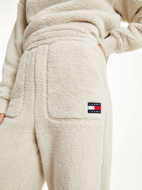 Jogger Amplios De Polar Beige Tommy Jeans F2-2