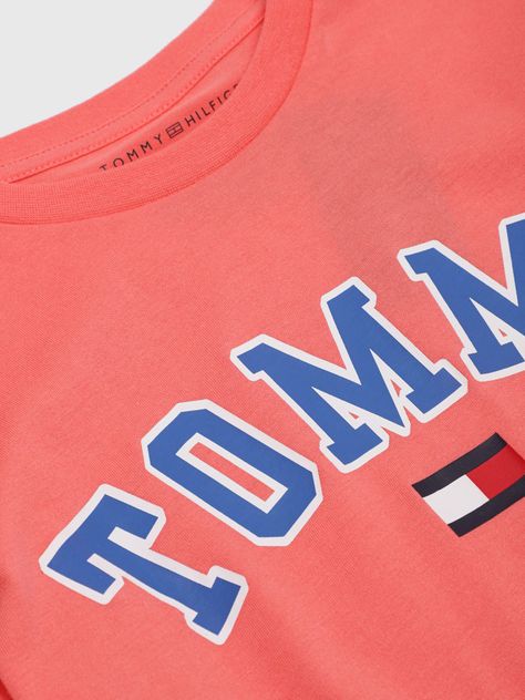Polera Con Logo Circular Naranjo Tommy Hilfiger-2