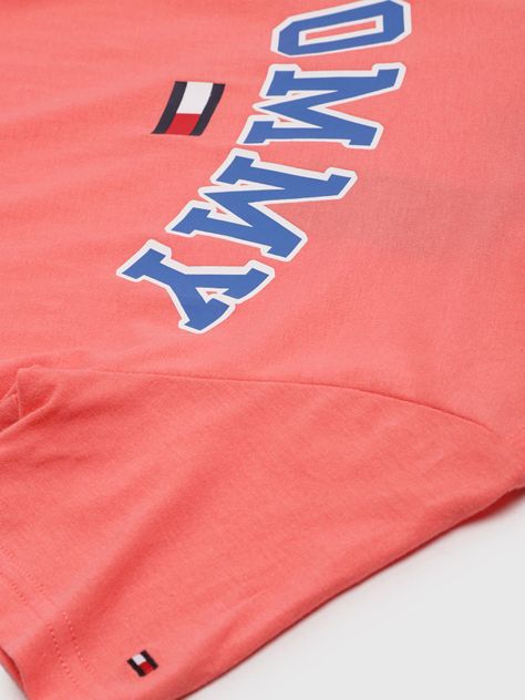 Polera Con Logo Circular Naranjo Tommy Hilfiger-3