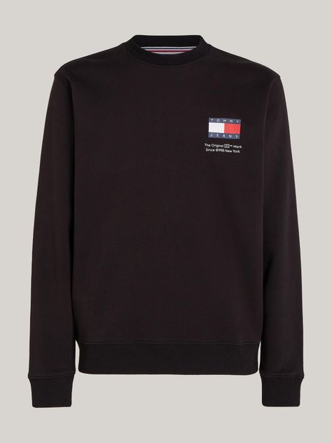 Polerón Essential Con Logo Negro Tommy Jeans-4