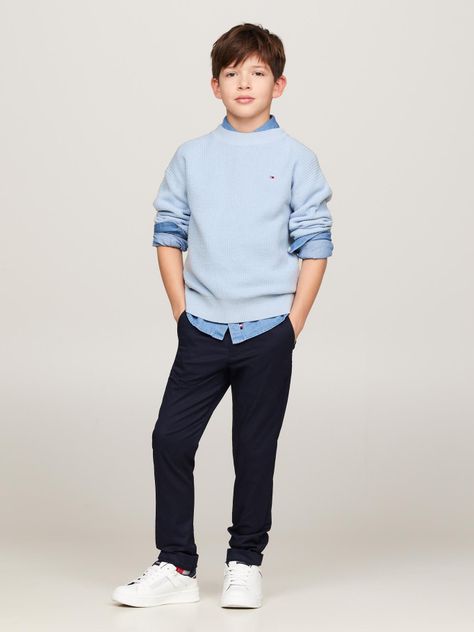 Sweater Essential Regular Fit Celeste Tommy Hilfiger-1