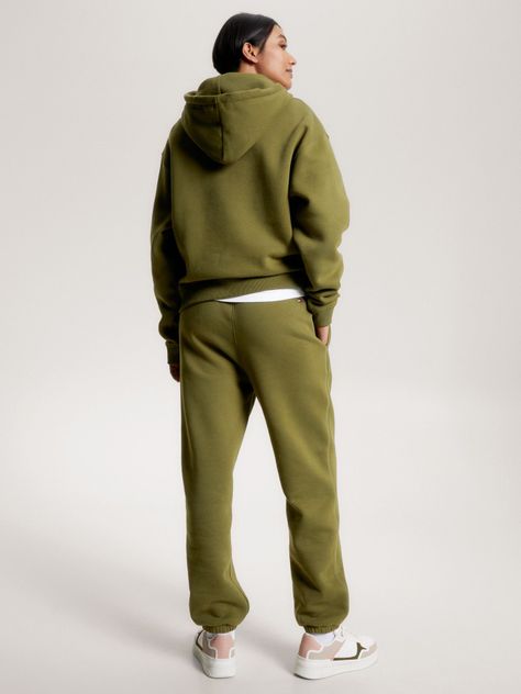 Polerón Hoodie Con Logo Varsity Verde Tommy Hilfiger-2
