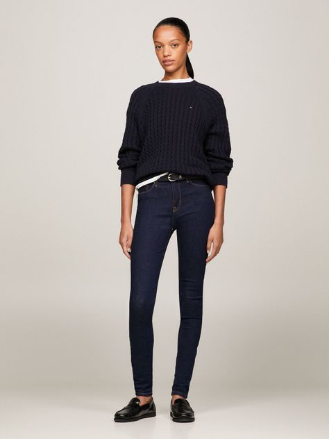 Jeans Como Heritage Skinny Azul Tommy Hilfiger A2-0