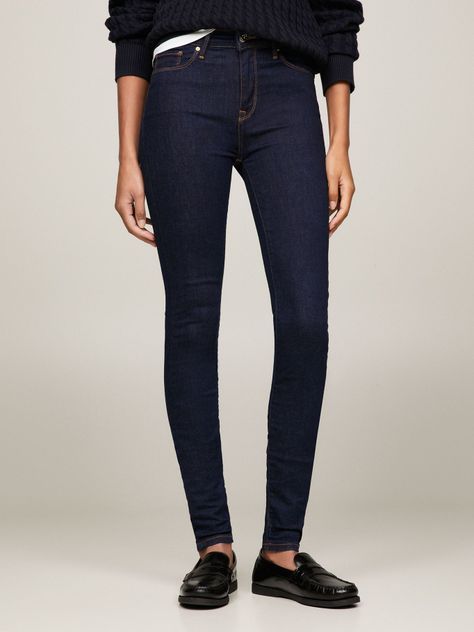 Jeans Como Heritage Skinny Azul Tommy Hilfiger A2-1