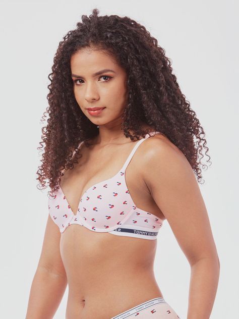 SOSTEN MICRO PUSH UP CON LOGO Rosado Tommy Hilfiger-3