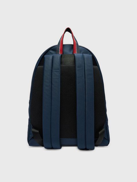 Mochila Solid Con Logo Engomado Azul Tommy Hilfiger-4