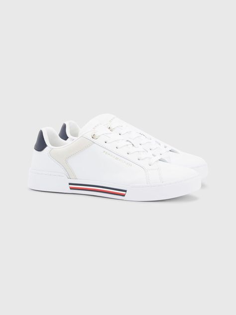 Zapatilla Court Global Stripes Blanco Tommy Hilfiger-0