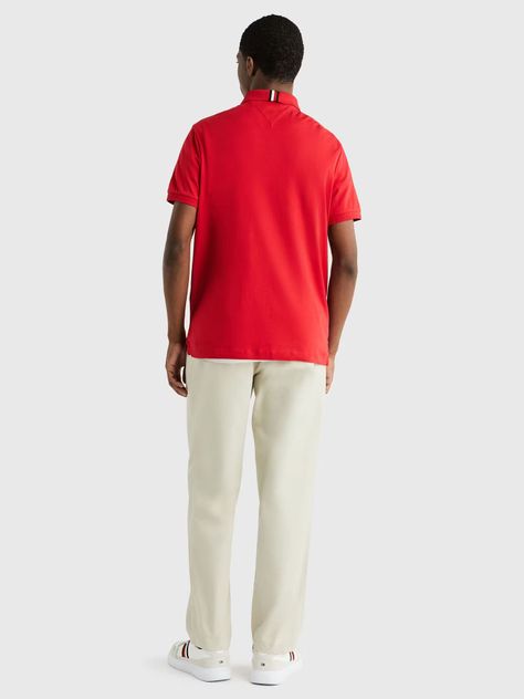 POLO REGULAR FIT SMALL LOGO ROJO TOMMY HILFIGER-2