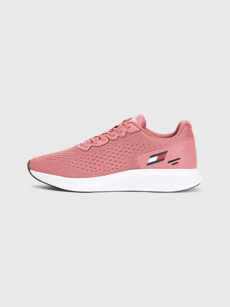 Zapatillas Sport Con Logo Rosado Tommy Hilfiger-4