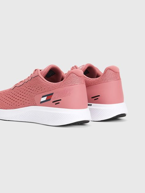 Zapatillas Sport Con Logo Rosado Tommy Hilfiger-1