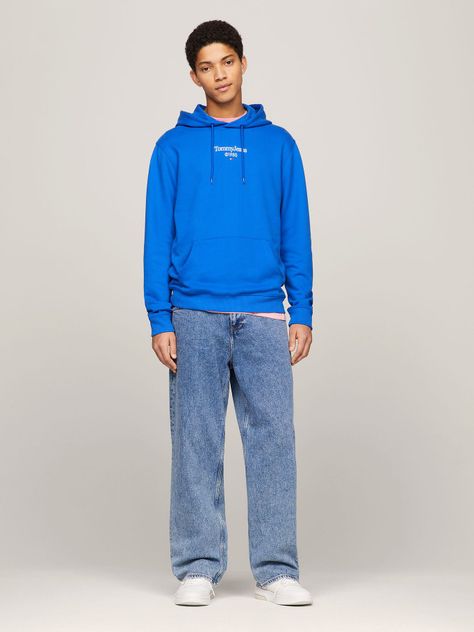Polerón Hoodi Regular Graphic Azul Tommy Jeans-1