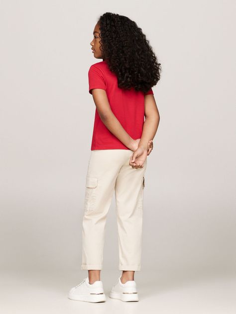 Polera Con Logo Metalizado Rojo Tommy Hilfiger-2
