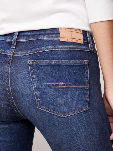 JEANS SOPHIE SKINNY DE TALLE BAJO AZUL TOMMY JEANS-3
