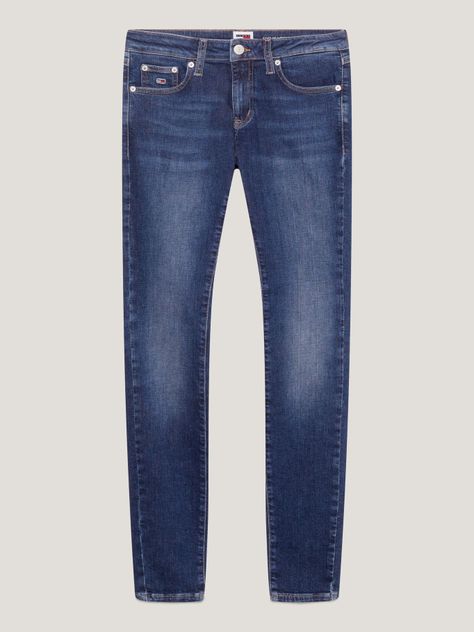 JEANS SOPHIE SKINNY DE TALLE BAJO AZUL TOMMY JEANS-4