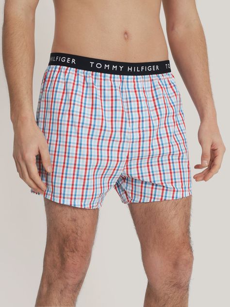 Pack De 4 Bóxers Woven Con Print Multicolor Tommy Hilfiger-1