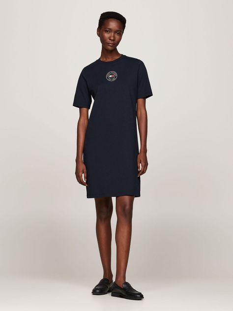 Vestido Logo Nautico Regular Fit Azul Tommy Hilfiger-0