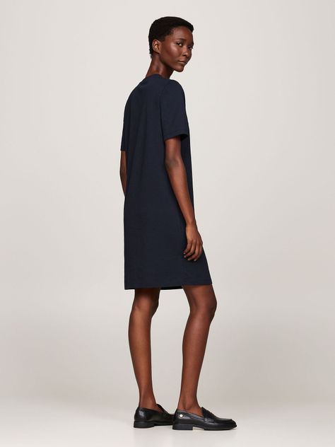Vestido Logo Nautico Regular Fit Azul Tommy Hilfiger-1