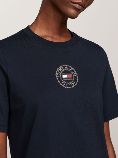 Vestido Logo Nautico Regular Fit Azul Tommy Hilfiger-2