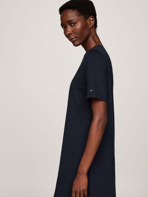 Vestido Logo Nautico Regular Fit Azul Tommy Hilfiger-3