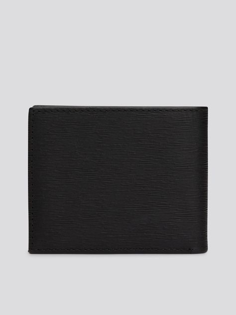 Billetera De Cuero Con Logo Negro Tommy Hilfiger-1