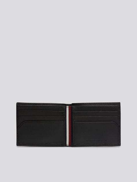 Billetera De Cuero Con Logo Negro Tommy Hilfiger-2