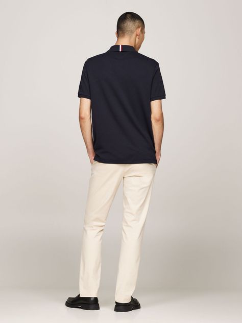 Polo Interlock Monogram Azul Tommy Hilfiger-2