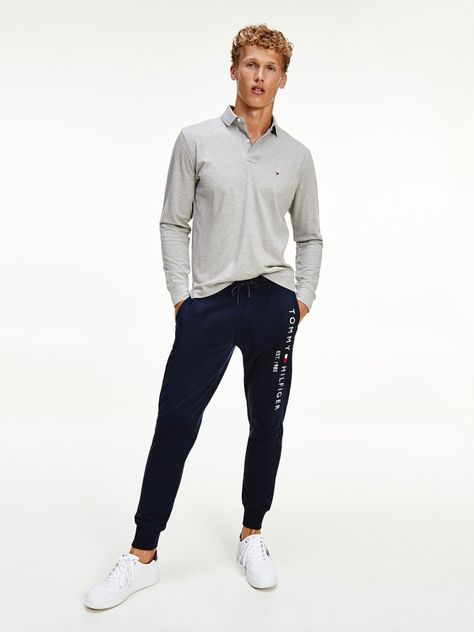 Joggers Branded Orgánic Cotton Azul Tommy Hilfiger-0